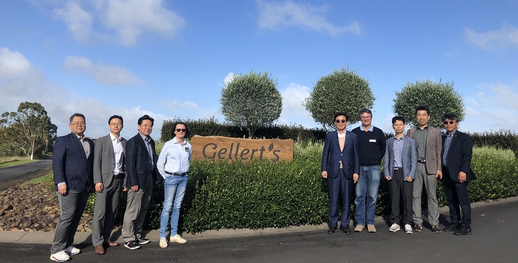 Korean Government Horticulture Delegation Visit Gellert Nurseries New High Tech Growing Facility and Lee Wang Hothouse.