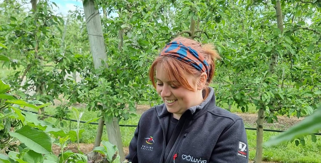 Meryn Whitehead, finalist for the 2023 NZ Young Horticulturist competition