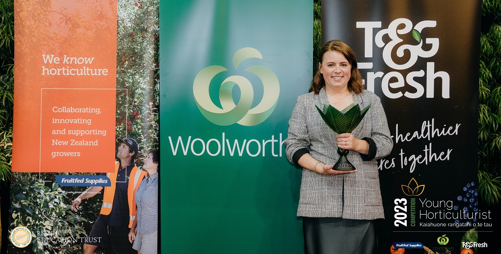 Orchardist wins Young Horticulturist of the Year title